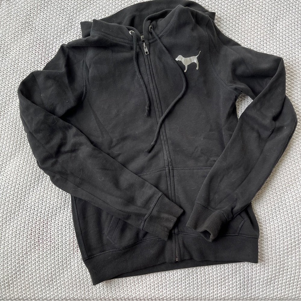 Victoria’s Secret PINK Black Bejeweled Sweat Suit Set (Limited Edition) - Picture 3 of 9